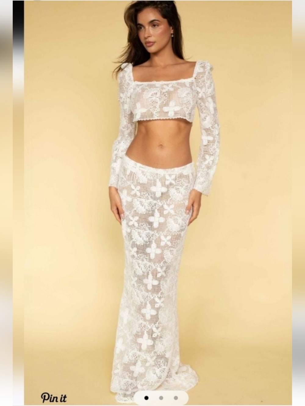 Montce Lace Crop Top